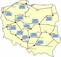 Topologia fizycznych połączeń systemu CLUSTERIX
